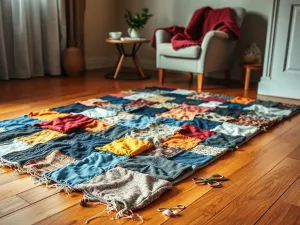 Jak zrobić dywan ze starych ubrań?