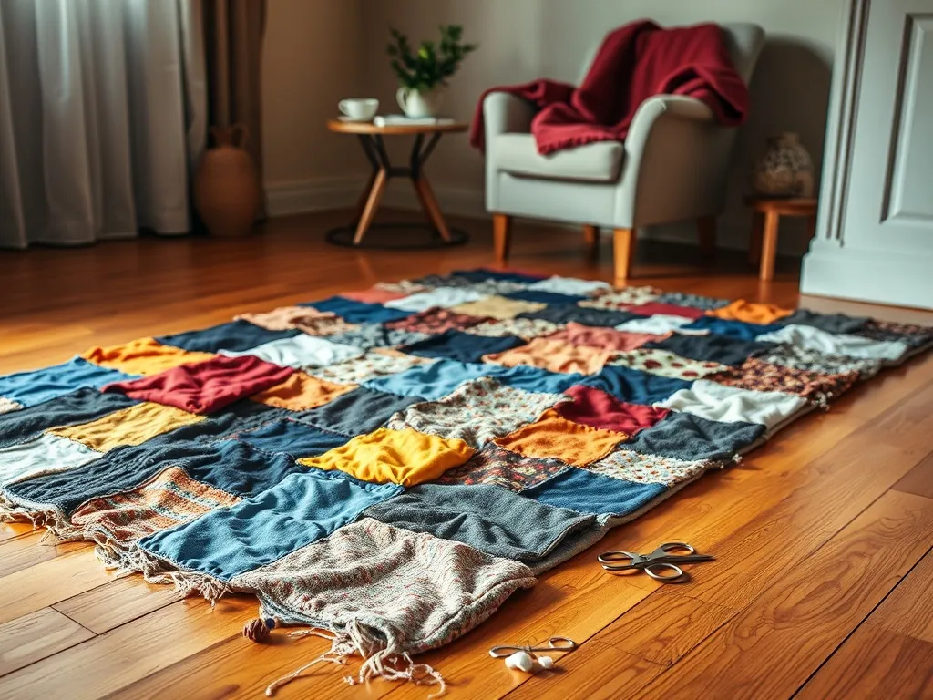 Jak zrobić dywan ze starych ubrań?