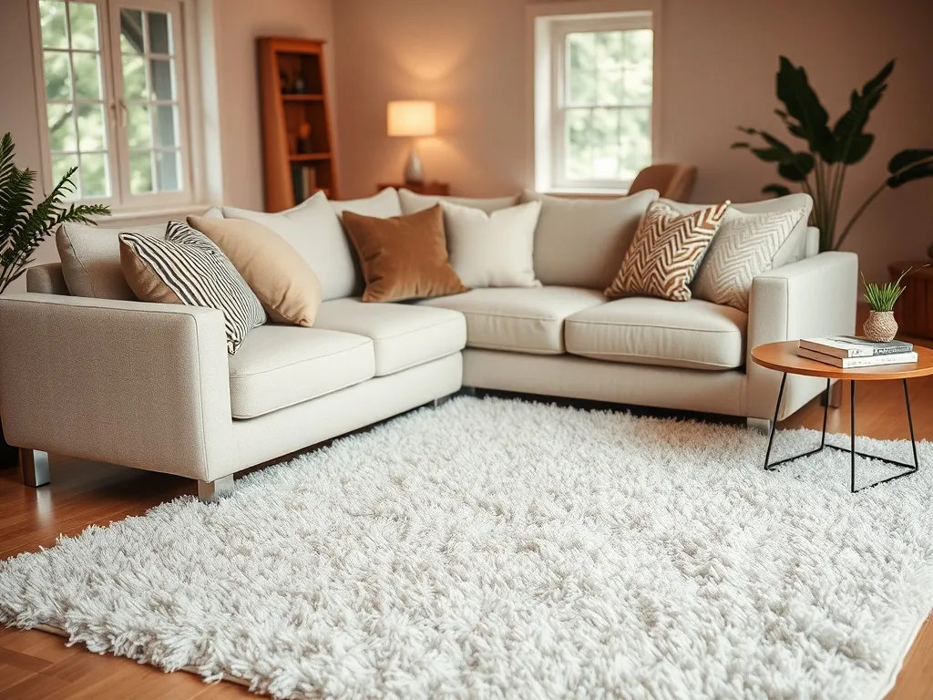 Jak dobrać rozmiar dywanu do narożnika?