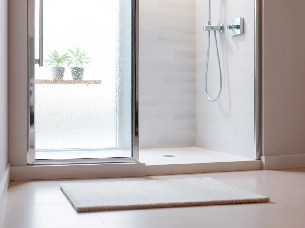 Jaka wysokość podejścia pod prysznic?