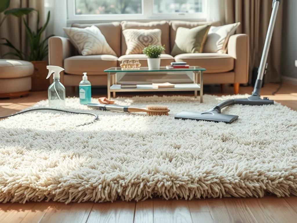 Jak wyprać dywan shaggy w domu?