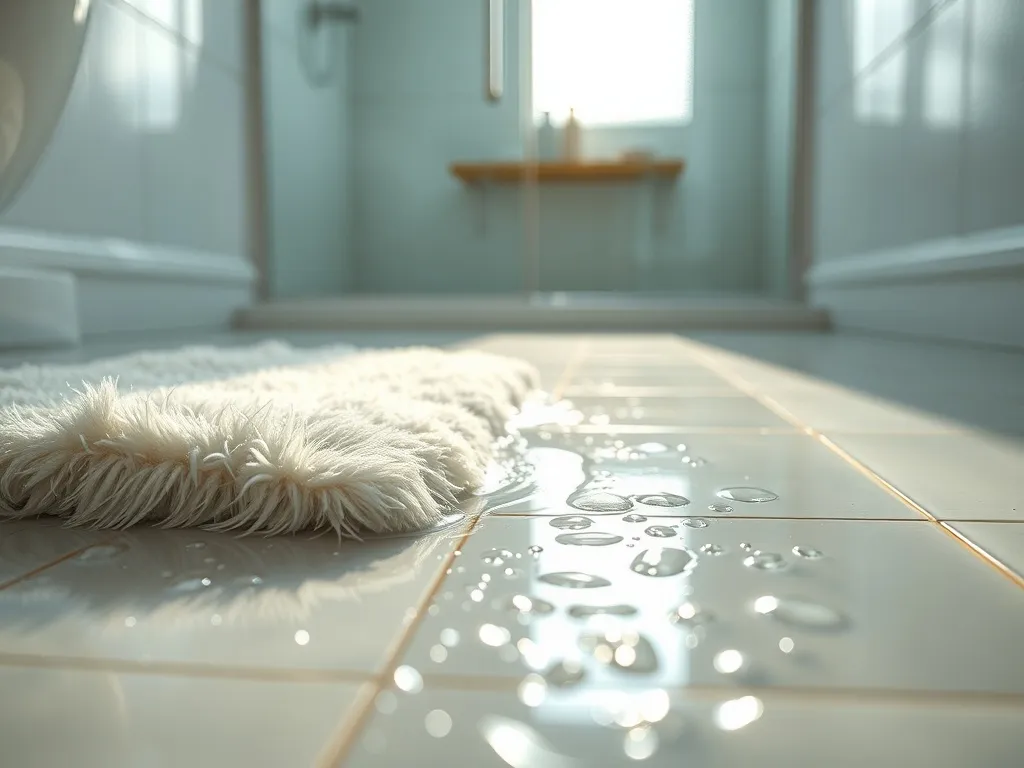 Co robić gdy wylewa się woda z prysznia bez brodzika?