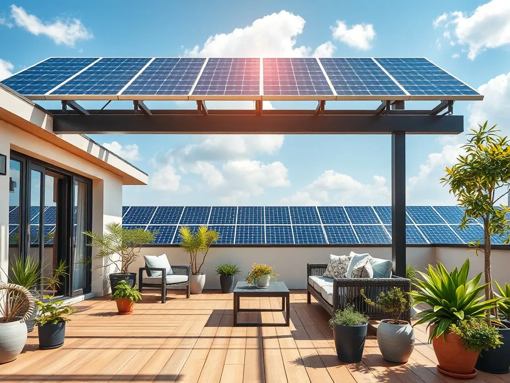 Panele fotowoltaiczne jako zadaszenie tarasu – jak zrobić?