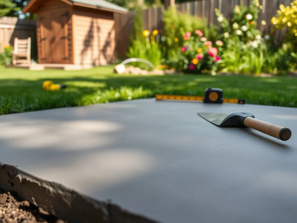 Wylewka pod domek narzędziowy – krok po kroku