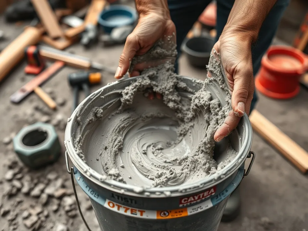 Czy sam cement z wodą zwiąże?