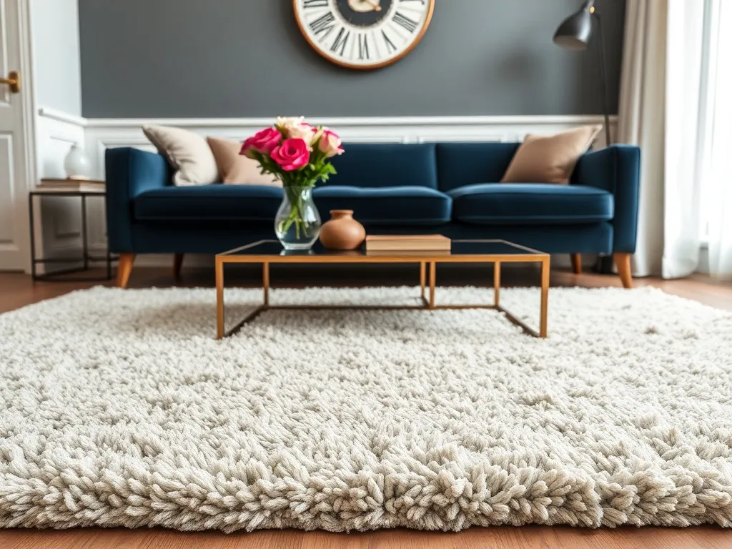 Jaki dywan do granatowej kanapy?