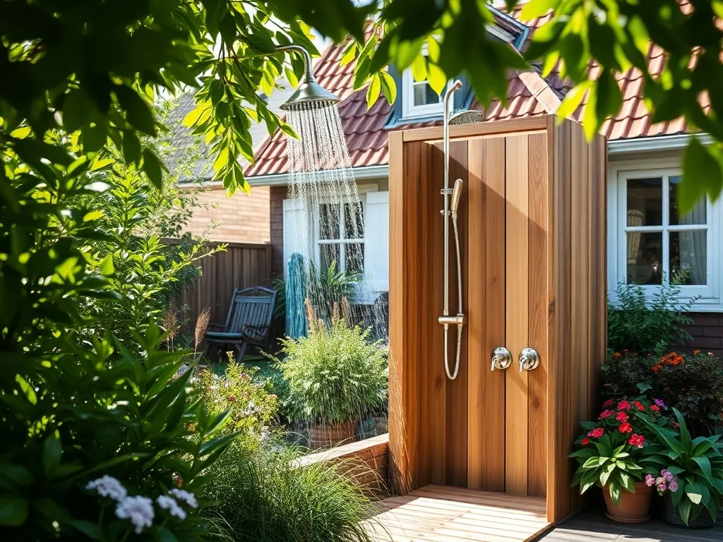 Jak zrobić prysznic do domku holenderskiego?